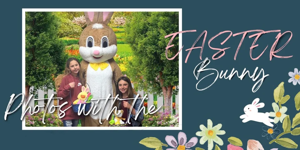Photos with the Easter Bunny