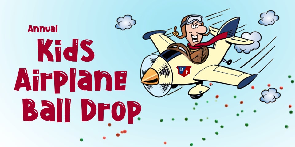 Kids Airplane Ball Drop