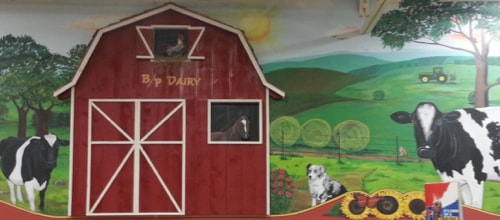 BP Farm Mural