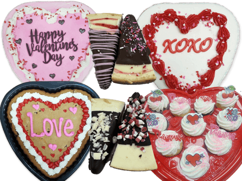 Valentine Bakery Items