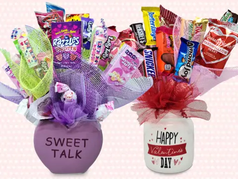 Valentine Candy Bouquets