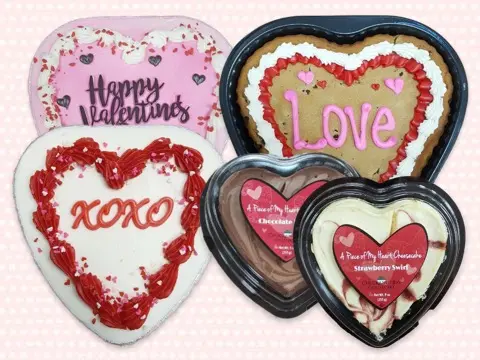 Valentine Bakery Items