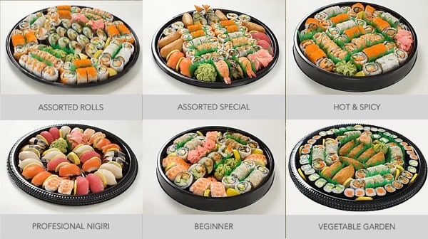 Sushi Party Trays