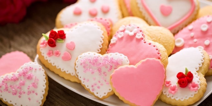 Valentine Cutout Cookies