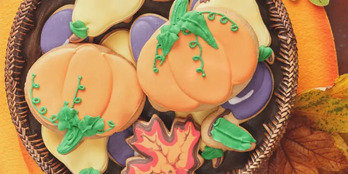 Fall Cut Out Cookies