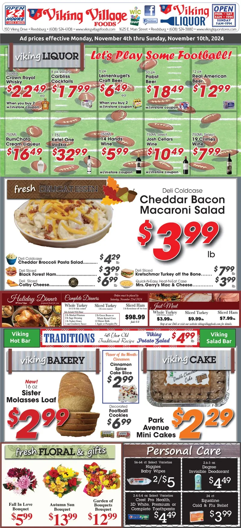 Weekly Liquor, Deli & Bakery Specials