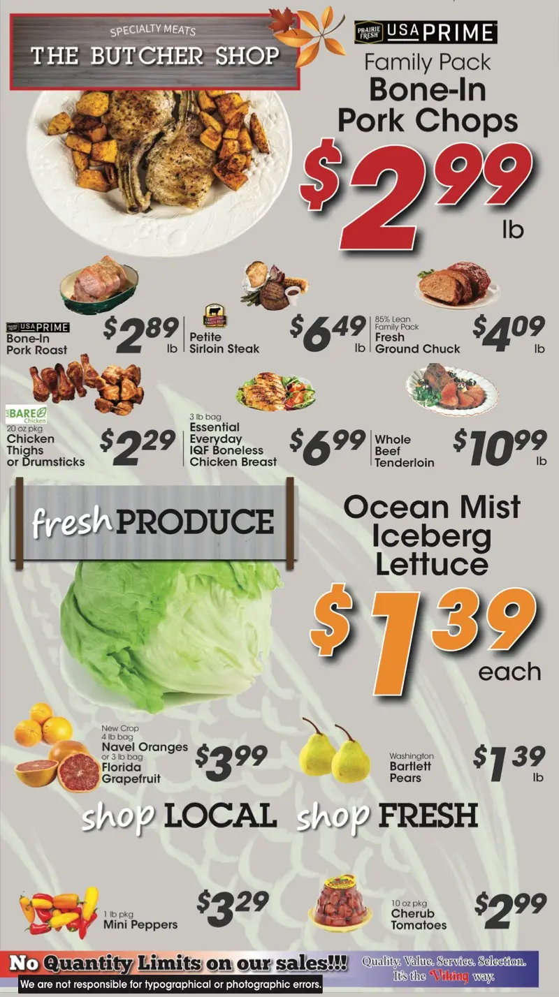 Weekly Meat & Produce Specials