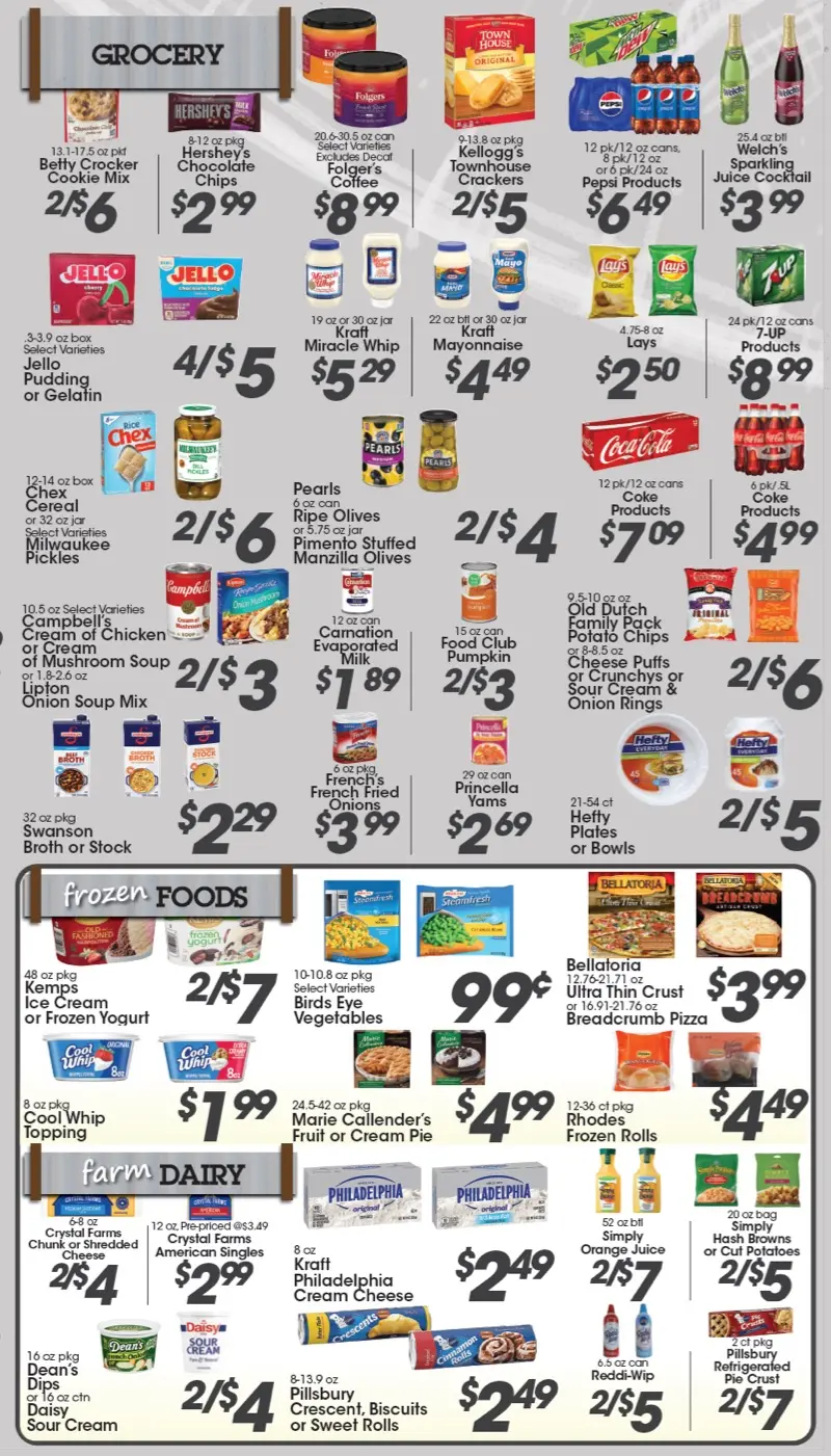 Weekly Grocery Specials 11-18