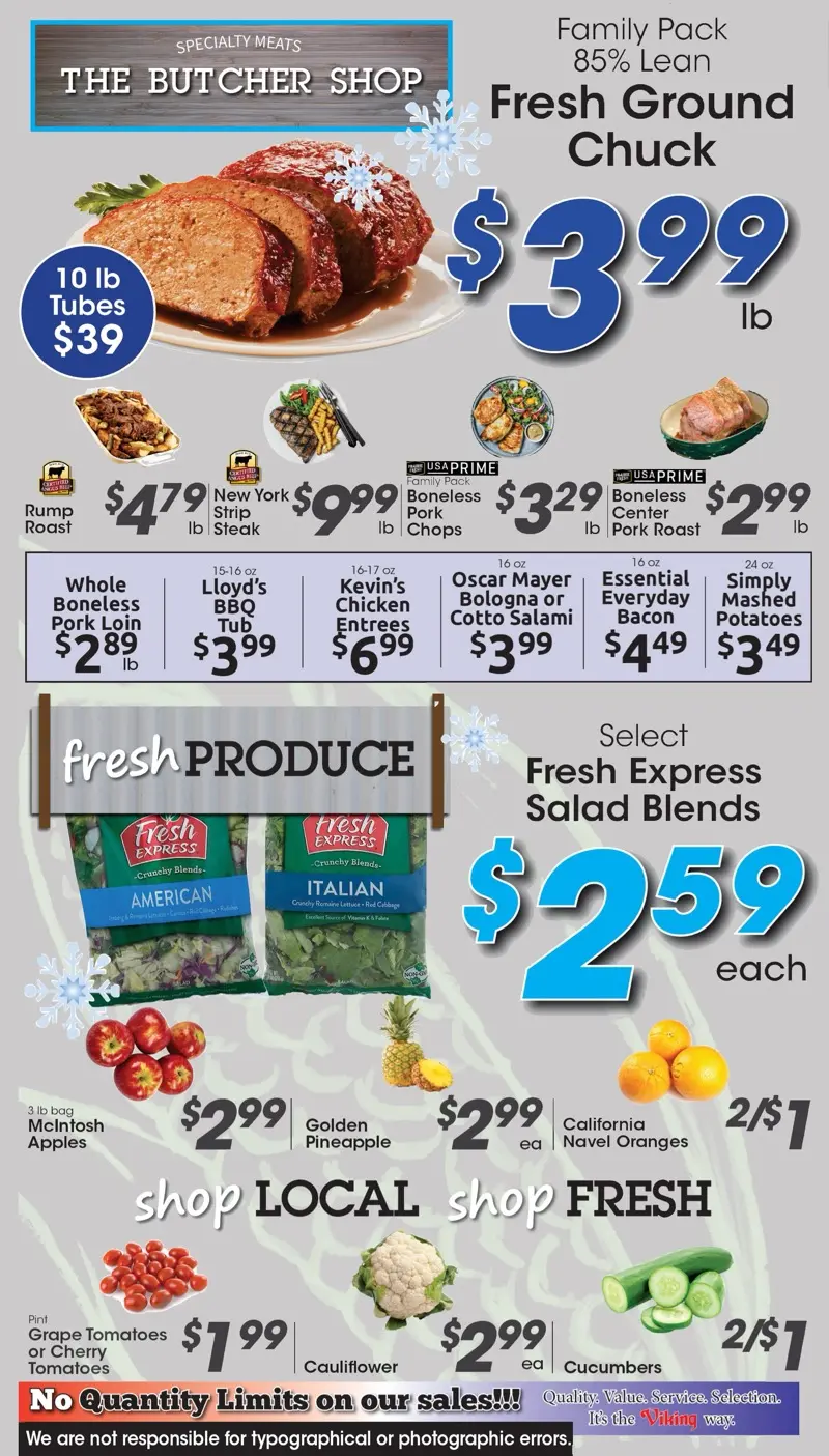 Weekly Meat & Produce Specials 1-20