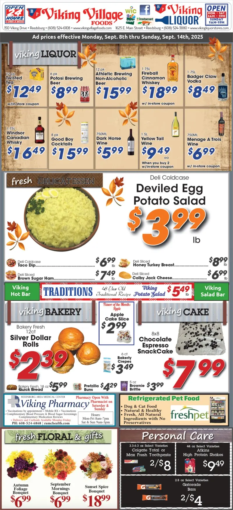 Deli-Bakery Specials 9-8