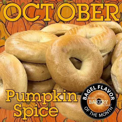 October Bagel of the Month Bagel Flavor of the Month
