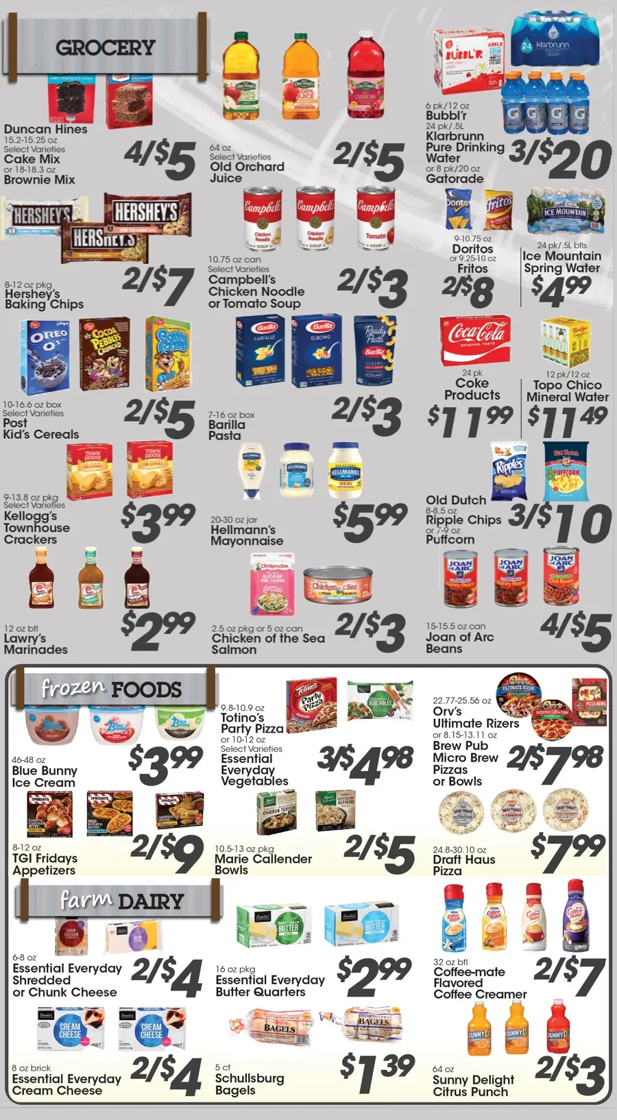 Grocery Specials 10-6