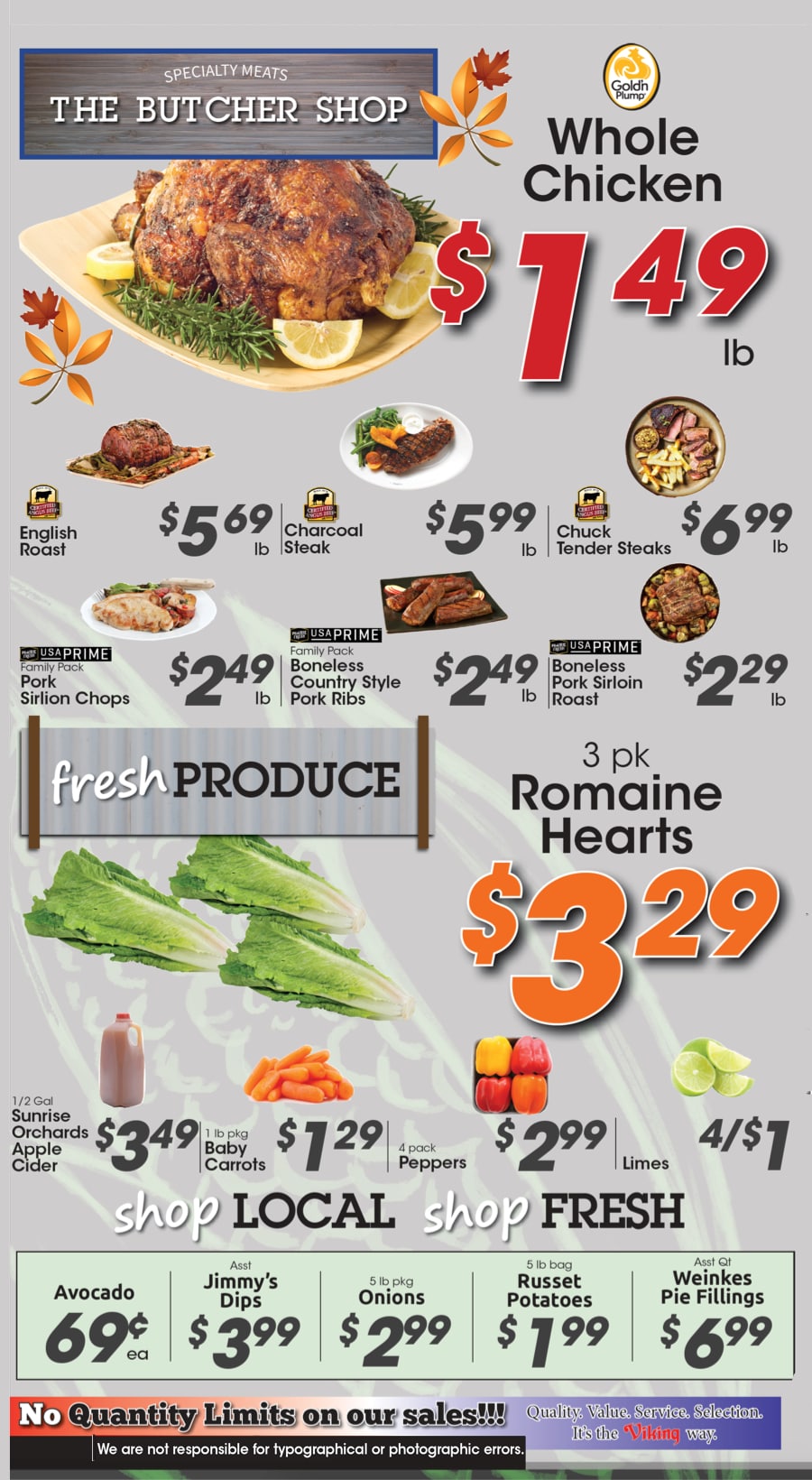Meat & Produce Specials