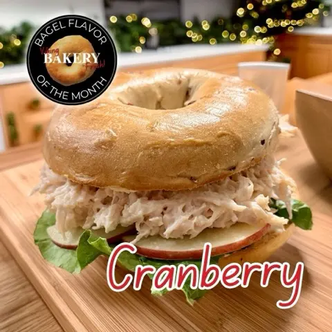 Cranberry Bagel Bagel Flavor of the Month