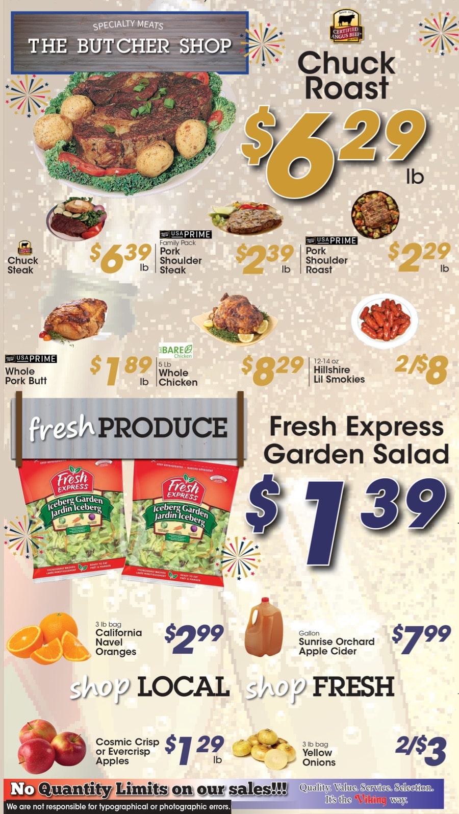 Meat & Produce Specials