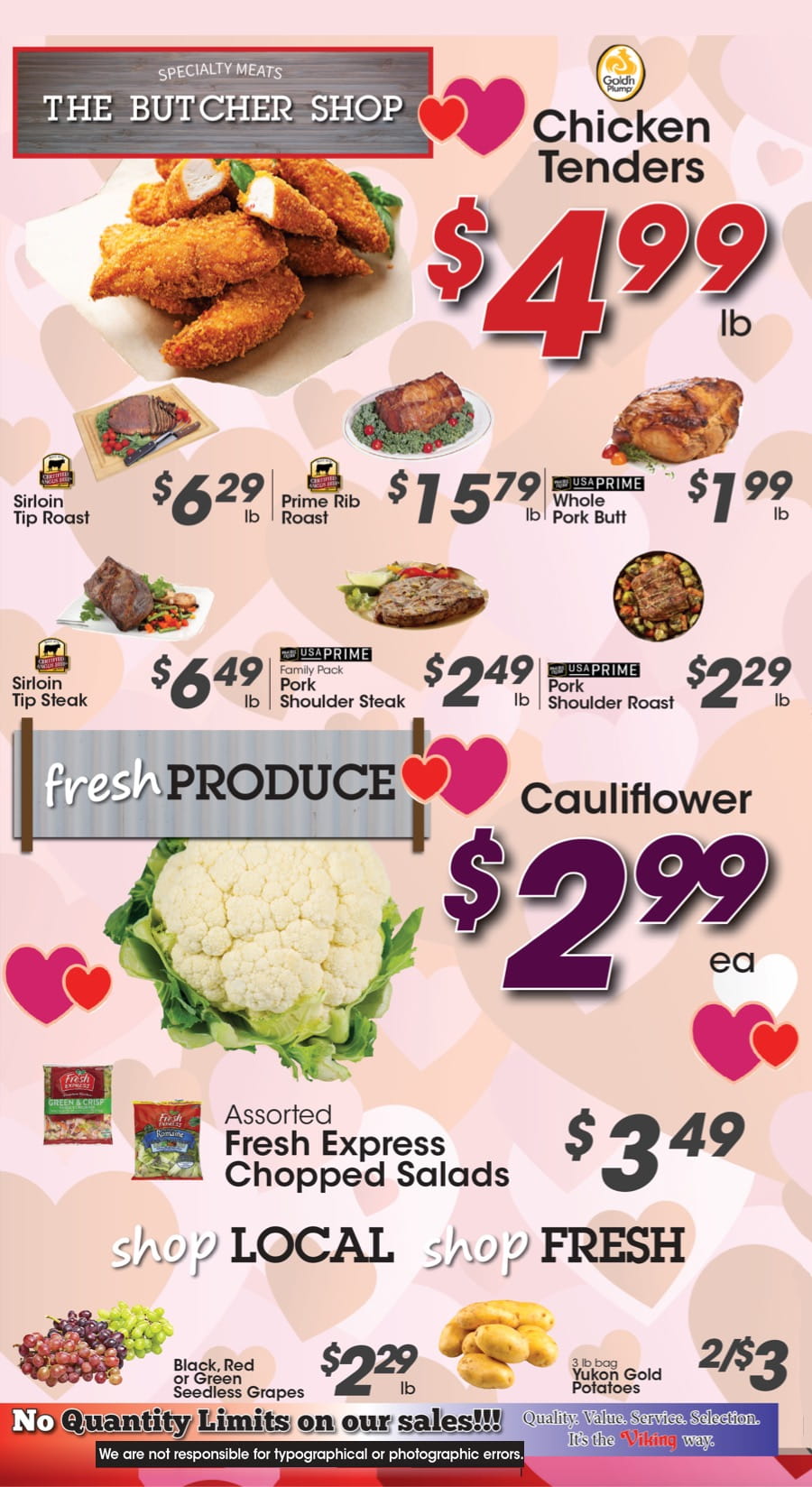 Meat and Produce Specials