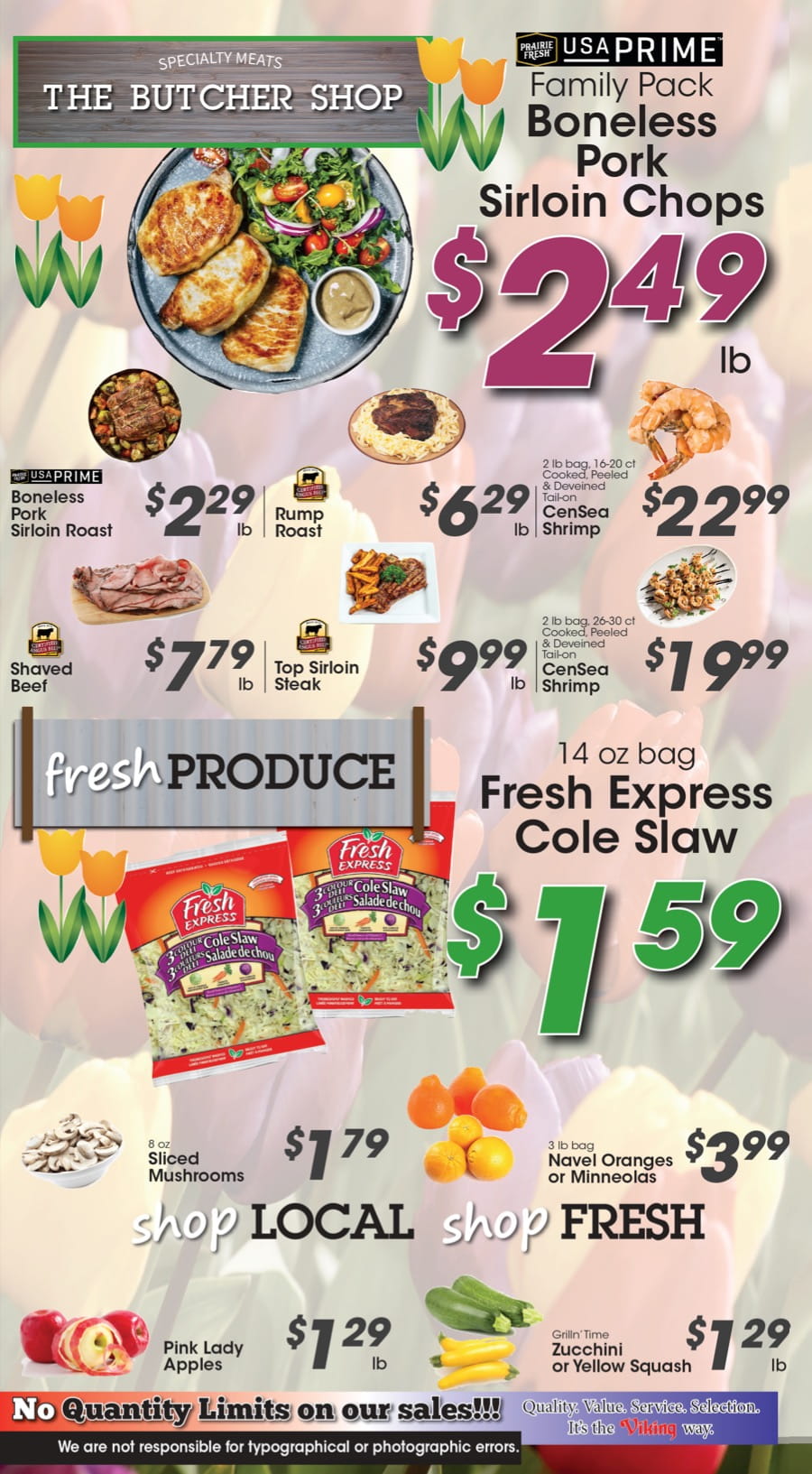 Meat and Produce Specials