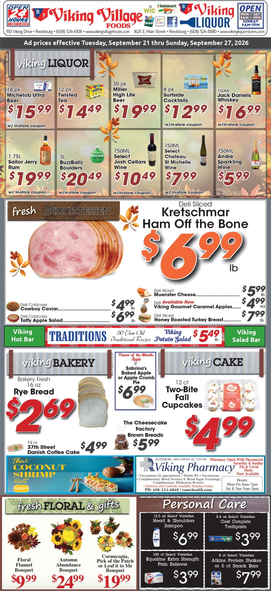 Deli and Bakery Specials