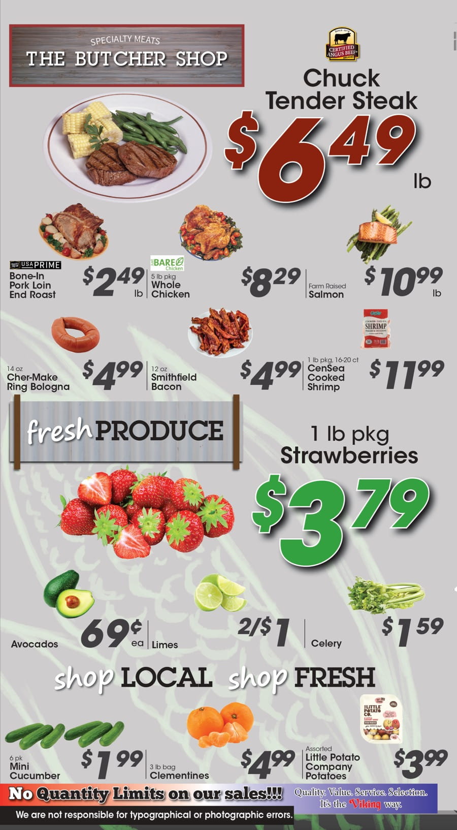 Meat and Produce Specials