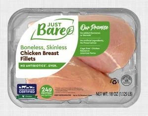 Just Bare Chicken Breasts