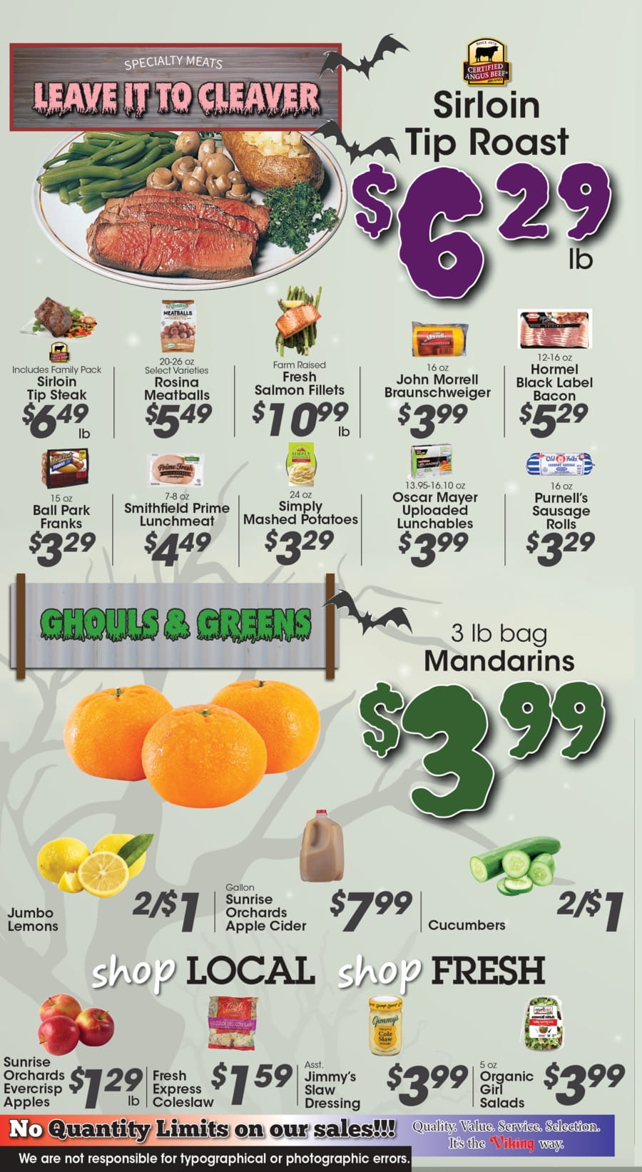 Meat and Produce Specials